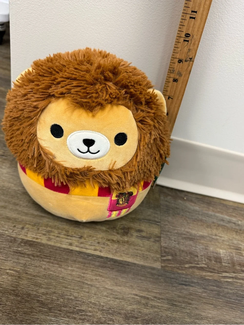 Kellytoy Squishmallows Gryffindor Lion Plush - Brown, Gold, Red with Tag